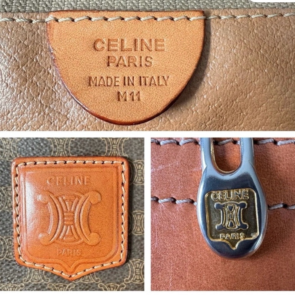 💯 Authentic Celine Brown and Tan Satchel - Picture 9 of 14